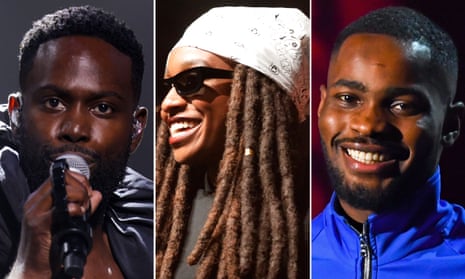 left to right: Ghetts, Little Simz and Dave.
