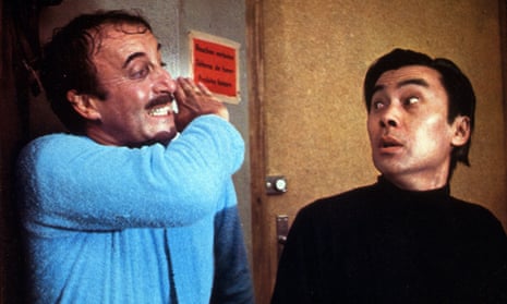 Burt Kwouk, right, was a regular co-star with Peter Sellers in the Pink Panther films, including Return of the Pink Panther, 1975.