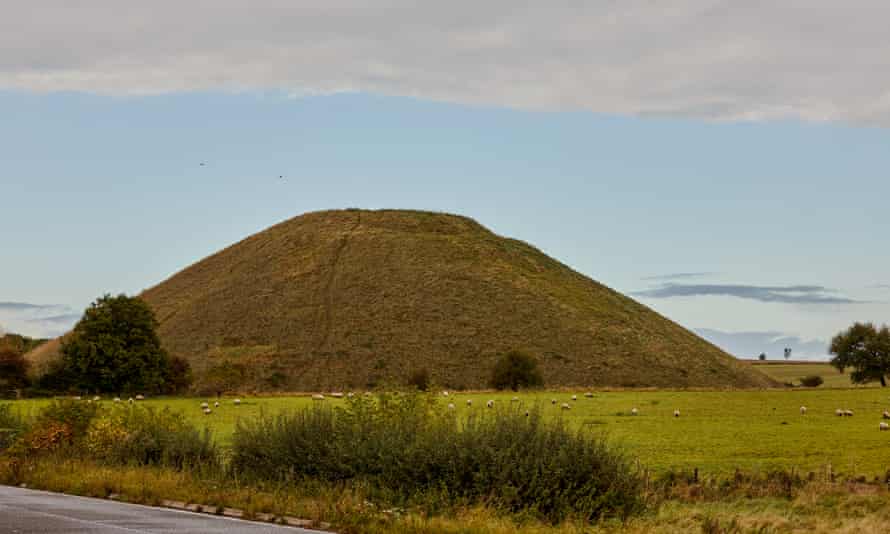 Silbury Hill is a prehistoric artificial chalk mound near Avebury in Wiltshire, England. Photographed by Emli Bendixen for The Guardian