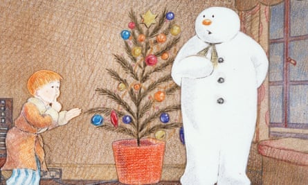 A still from the film version of The Snowman