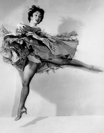 Chita Rivera, who was an original cast member in the Broadway musical production of West Side Story, in November 1957.
