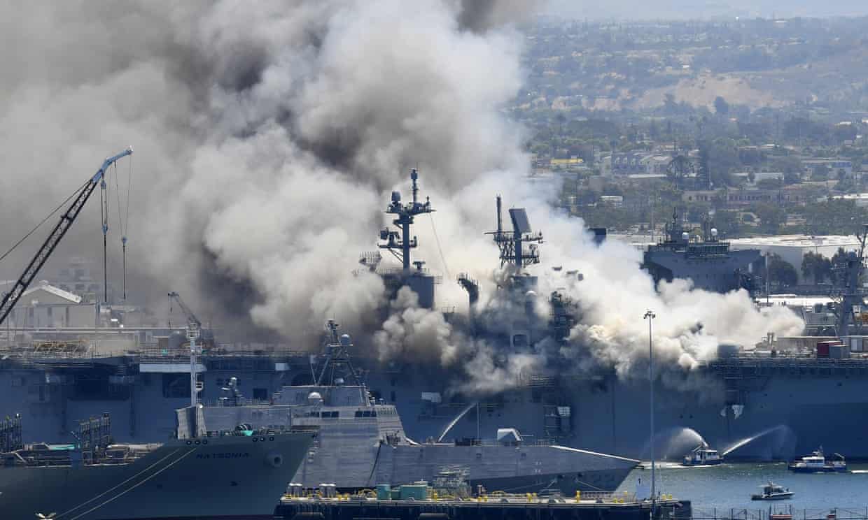 US navy sailor acquitted of setting fire that destroyed $1.2bn warship (theguardian.com)