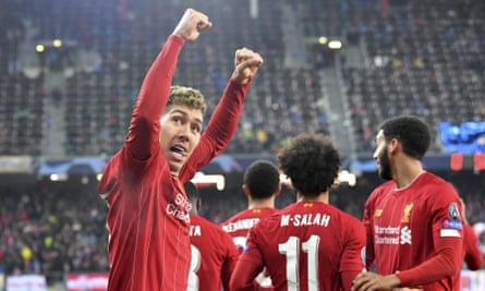 Liverpool’s win over Red Bull Salzburg on Tuesday secured the champions’ place in the last 16.