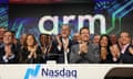 Softbank's Arm is floating on the Nasdaq market today, in the biggest IPO of the year