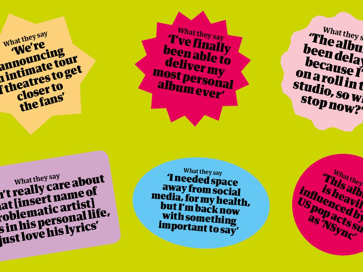 The Album S Been Delayed Are Your Favourite Musicians Lying To You Culture The Guardian