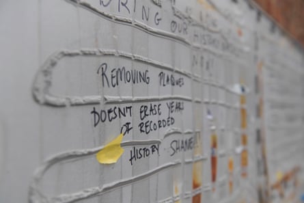 words on a wall