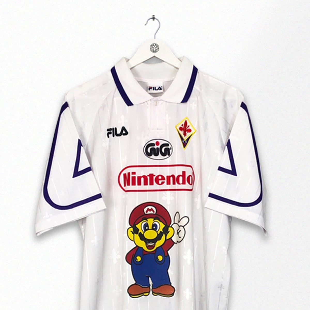 The mystery of Fiorentina's Super Mario football shirt | Fiorentina | The Guardian