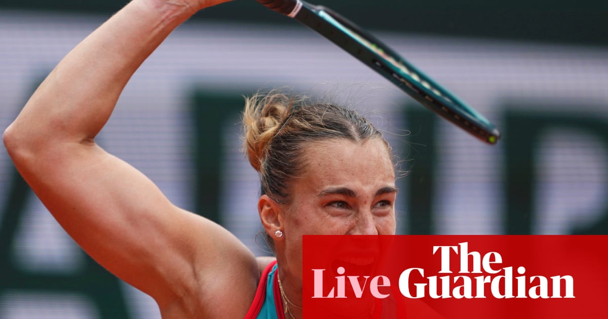 French Open quarter-finals: Sabalenka v Zheng, Svitolina v Swiatek, Musetti v Tiafoe live