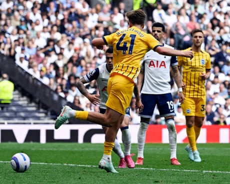 Brighton miss out on Europe but 4-1 comeback win slams Spurs back to Earth