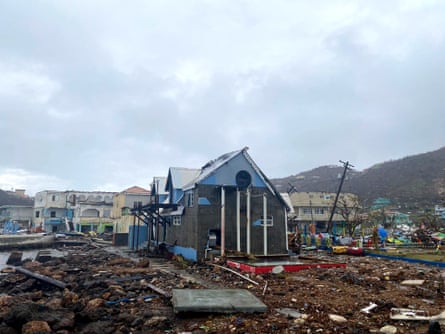 Buildings turned to rubble