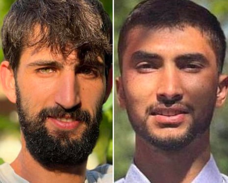 Guy Illouz, an Israeli hostage (L), and Bipin Joshi, a Nepali hostage (R), whose remains have been identified by Israeli authorities.