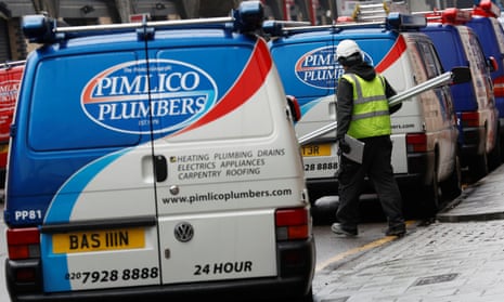 Pimlico Plumbers vans