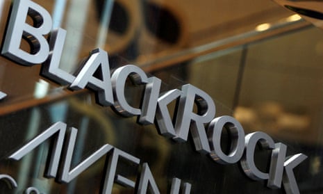 The BlackRock logo is seen outside of its offices in New York January 18, 2012.