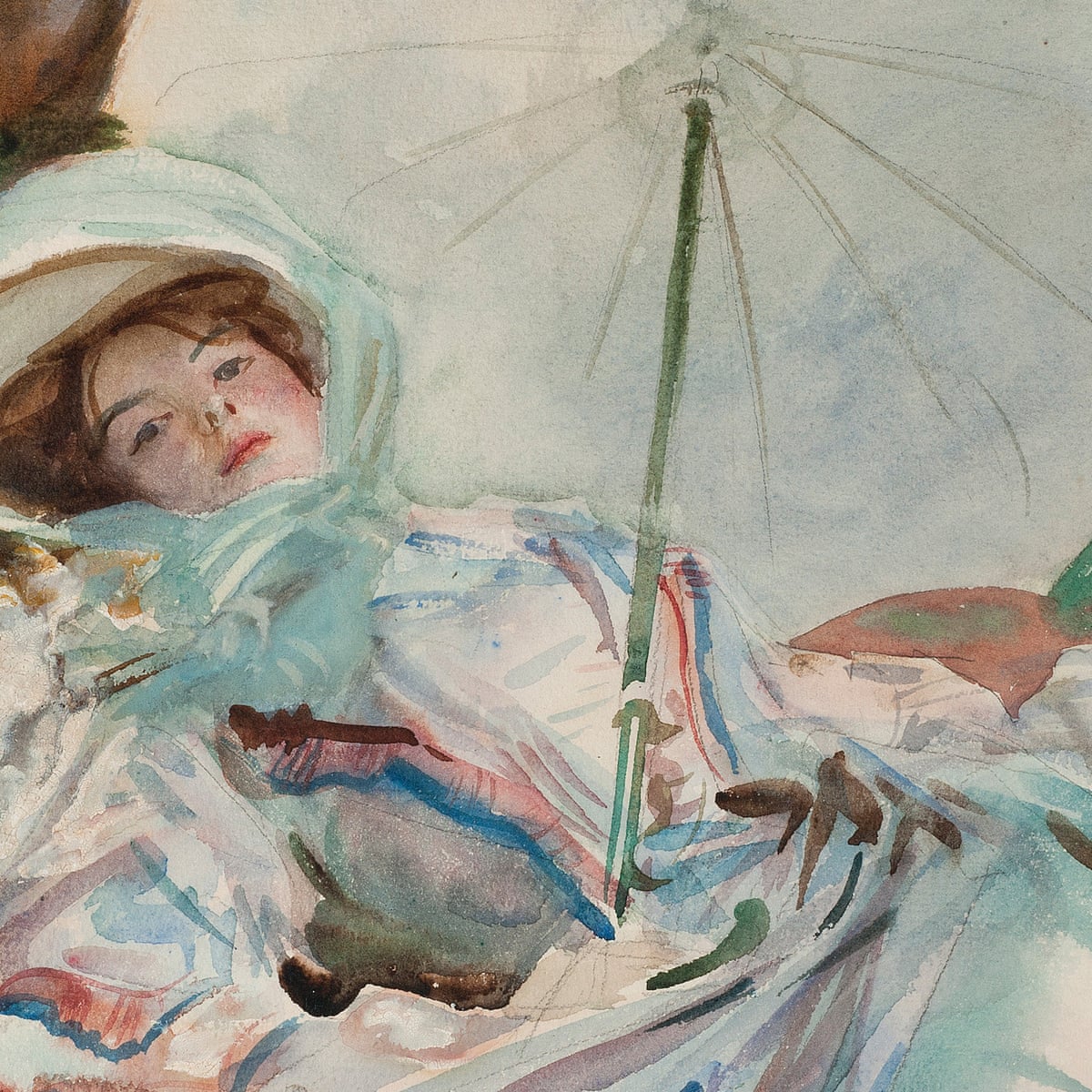john singer sargent's the lady with the umbrella: an artist letting his hair down art the guardian john singer sargent's the