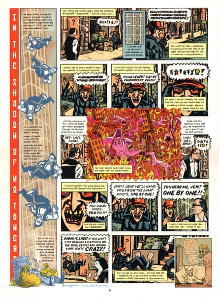 A page from Art Spiegelman’s In the Shadow of No Towers.