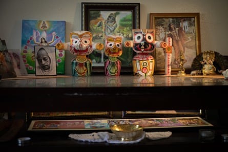 A shrine in the home of Visakha Dasi