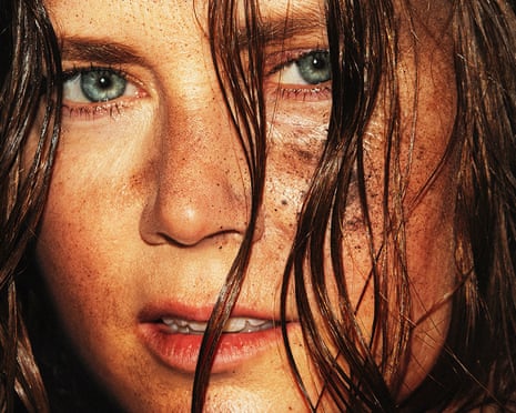 close up of woman's face