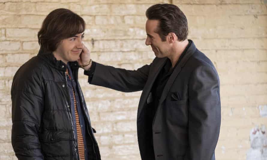 Michael Gandolfini and Alessandro Nivola in The Many Saints of Newark.