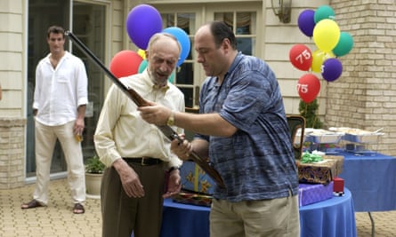 Carmela’s father, Hugh, with Tony Soprano in the episode Marco Polo.