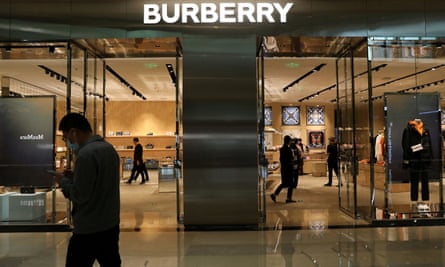 A Burberry store in Beijing.