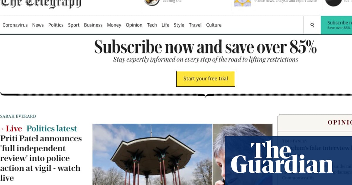Daily Telegraph plans to link journalists’ pay with article popularity