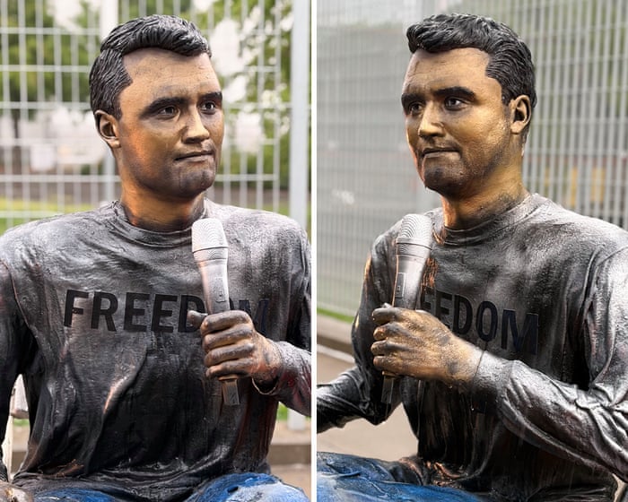 New York sculptor spent $100,000 to make a Charlie Kirk statue no one wants to buy