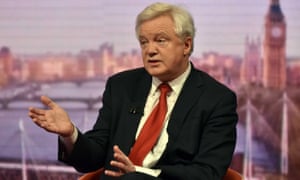 ‘No deal means we won’t be paying the money,’ Davis told The Andrew Marr Show