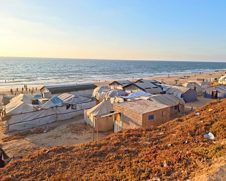 Tents on a beach
