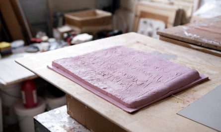 A mould at Piers Secunda’s studio