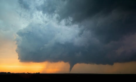 A tornado outside Larned, Kansas.