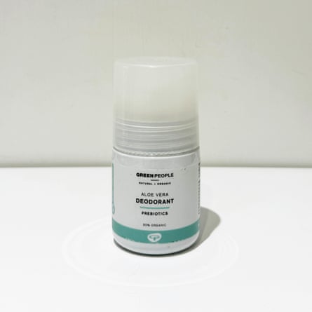 Green People natural deodorant.