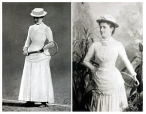 Tennis Fashion: Maud Watson defeated her sister Lilian in the championship final in 1884
