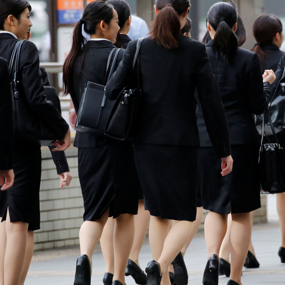 Japanese Women Demand Right To Wear Glasses At Work World News The Guardian