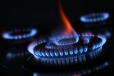Gas stove burner in Melbourne.