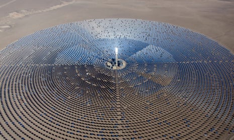 Solar Reserve’s 110MW Crescent Dune plant in Nevada, US, will be a blueprint for its planned solar thermal plant in Port Augusta, South Australia. 
