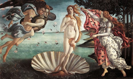 Birth of Venus by Sandro Botticelli, which has been used by the French fashion house Jean Paul Gaultier without permission.