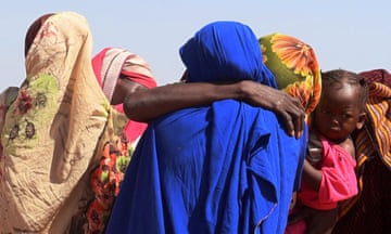 Women from Geneina in a refugee camp in Adré, Chad, in November.