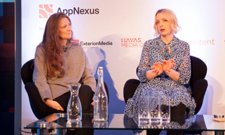 Sam Baker and Lauren Laverne, founders of The Pool, a website aimed at women, which closed on Friday.