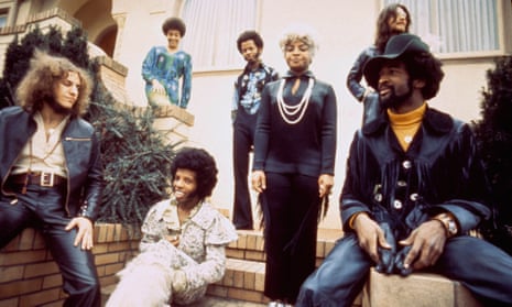 Dazzling and prescient … Sly Stone, third from left, and the Family Stone.