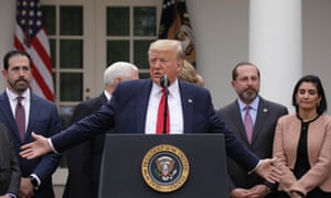 In a 13 March press conference, Donald Trump refused to take responsibility for the lack of testing in the US.
