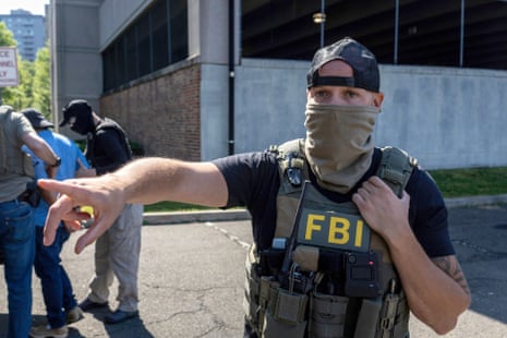 Democratic lawmakers seek answers from homeland security head about masked Ice agents | House of Representatives | The Guardian
