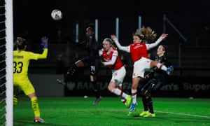 Arsenal S Van De Donk And Miedema Seal Women S Champions League Rout Football The Guardian