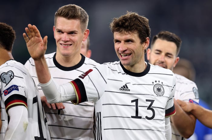 Thomas Müller racks up the score for Germany.