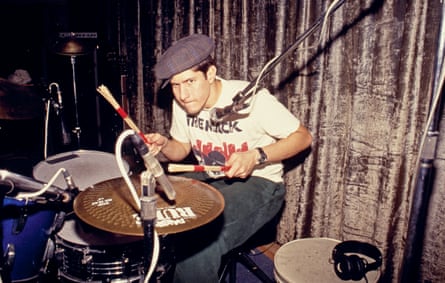 Mike D in the studio in Atwater Village, Los Angeles, 1990.