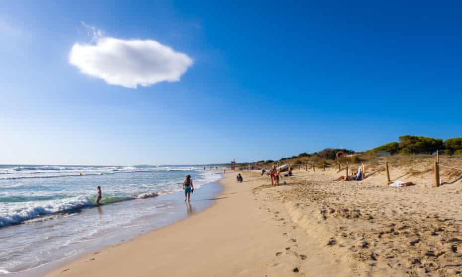 Son Bou beach, Menorca.