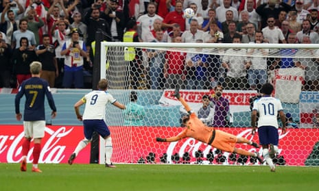 England 1-2 France: World Cup 2022 quarter-final – as it happened | World Cup 2022 5 Kane misses from the penalty spot.