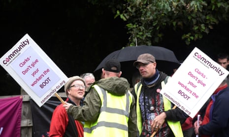 Strike at Clarks' Somerset site ends after deal is | Retail industry | The Guardian