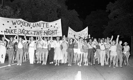A ‘Take Back The Night’ rally in Boston in 1978.