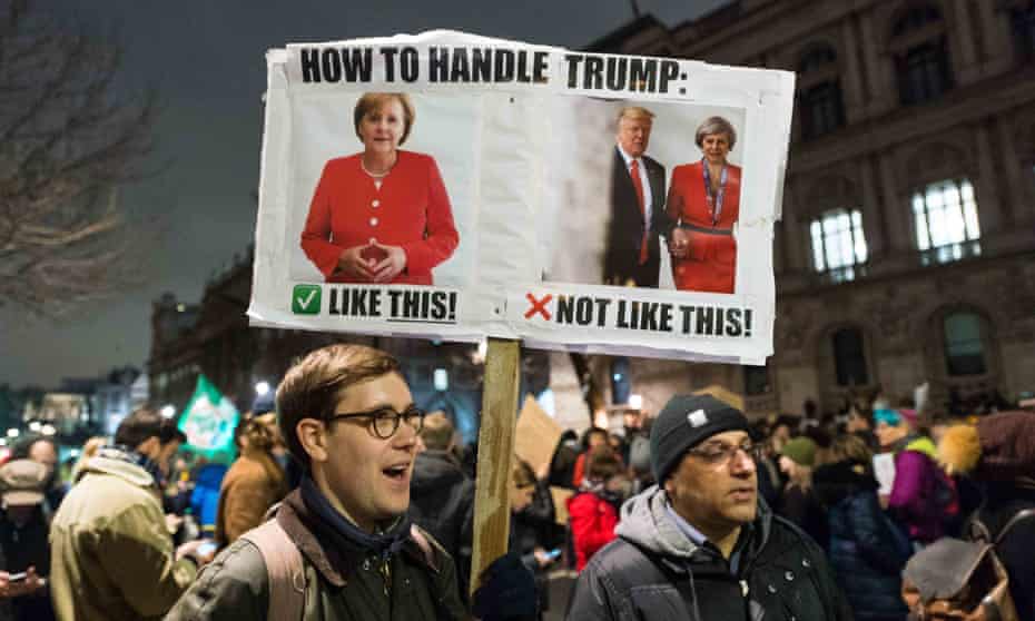 Anti-Donald Trump protest In London