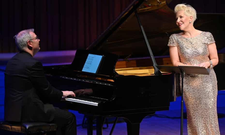 Ravishing poise… Joyce DiDonato with Craig Terry in the Barbican on 26 October 2021 